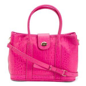 AMERILEATHER Leather Convertible Rokka Satchel With Crossbody Strap